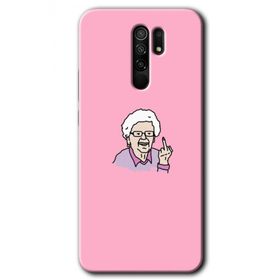 Xiaomi Redmi 9 Bad Grandmother Baskılı Uyumlu Silikon Kılıf