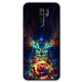 Xiaomi Redmi 9 Ballı Baykuş Baskılı Uyumlu Silikon Kılıf