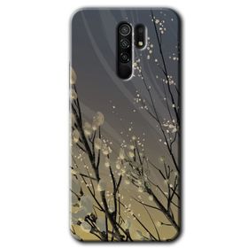 Xiaomi Redmi 9 Branches Flowers Baskılı Uyumlu Silikon Kılıf