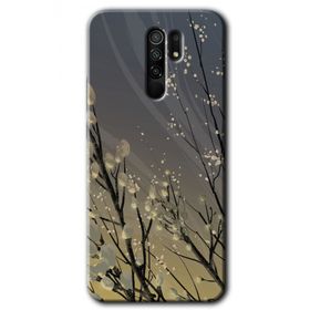 Xiaomi Redmi 9 Branches Flowers Baskılı Uyumlu Silikon Kılıf