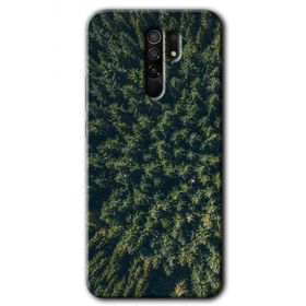 Xiaomi Redmi 9 Çam Ağacı Ormanı Baskılı Uyumlu Silikon Kılıf