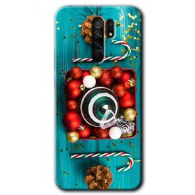 Xiaomi Redmi 9 Christmas Baskılı Uyumlu Silikon Kılıf