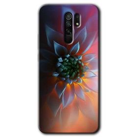 Xiaomi Redmi 9 Çiçek Motif Baskılı Uyumlu Silikon Kılıf