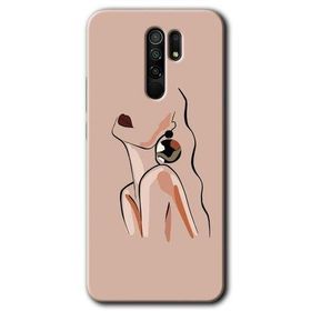 Xiaomi Redmi 9 Çizim Silüet Baskılı Uyumlu Silikon Kılıf