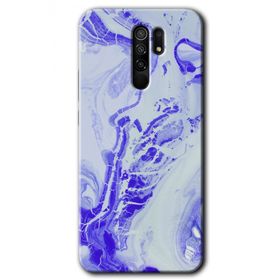 Xiaomi Redmi 9 Cranny Liquid Wall Baskılı Uyumlu Silikon Kılıf