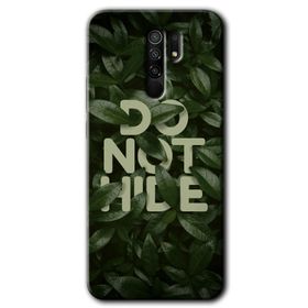 Xiaomi Redmi 9 Do Not Hide Baskılı Uyumlu Silikon Kılıf