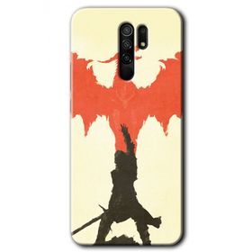 Xiaomi Redmi 9 Dragon Hunter 1 Baskılı Uyumlu Silikon Kılıf