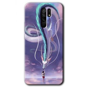 Xiaomi Redmi 9 Dragon Snake Baskılı Uyumlu Silikon Kılıf