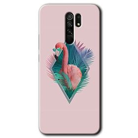 Xiaomi Redmi 9 Flamingo Baskılı Uyumlu Silikon Kılıf