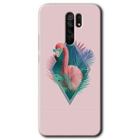 Xiaomi Redmi 9 Flamingo Baskılı Uyumlu Silikon Kılıf