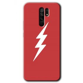 Xiaomi Redmi 9 Flash Logo Baskılı Uyumlu Silikon Kılıf