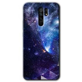 Xiaomi Redmi 9 Galaksi Baskılı Uyumlu Silikon Kılıf