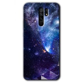 Xiaomi Redmi 9 Galaksi Baskılı Uyumlu Silikon Kılıf