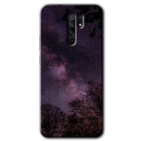 Xiaomi Redmi 9 Gece Galaksi Baskılı Uyumlu Silikon Kılıf