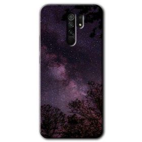 Xiaomi Redmi 9 Gece Galaksi Baskılı Uyumlu Silikon Kılıf