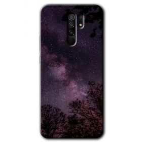 Xiaomi Redmi 9 Gece Galaksi Baskılı Uyumlu Silikon Kılıf