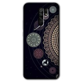 Xiaomi Redmi 9 Gezegen Döngüsü Baskılı Uyumlu Silikon Kılıf