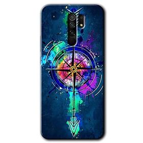 Xiaomi Redmi 9 Gizemli Pusula Baskılı Uyumlu Silikon Kılıf