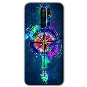 Xiaomi Redmi 9 Gizemli Pusula Baskılı Uyumlu Silikon Kılıf
