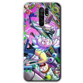 Xiaomi Redmi 9 Graffiti Çizgi Film Baskılı Uyumlu Silikon Kılıf