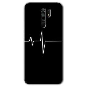 Xiaomi Redmi 9 Heart Rytm Baskılı Uyumlu Silikon Kılıf