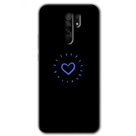 Xiaomi Redmi 9 Heart Strokes Baskılı Uyumlu Silikon Kılıf