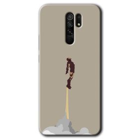 Xiaomi Redmi 9 İronman Airport Baskılı Uyumlu Silikon Kılıf