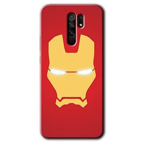 Xiaomi Redmi 9 İronMan Baskılı Uyumlu Silikon Kılıf