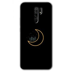 Xiaomi Redmi 9 İyi Geceler Baskılı Uyumlu Silikon Kılıf