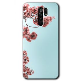Xiaomi Redmi 9 Japon Çiçeği Baskılı Uyumlu Silikon Kılıf