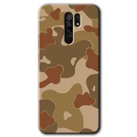 Xiaomi Redmi 9 Kamuflaj 10 Baskılı Uyumlu Silikon Kılıf