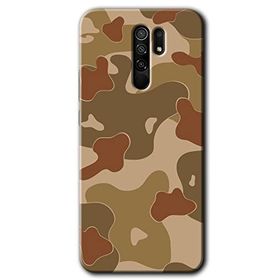 Xiaomi Redmi 9 Kamuflaj 10 Baskılı Uyumlu Silikon Kılıf