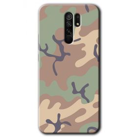 Xiaomi Redmi 9 Kamuflaj 29 Baskılı Uyumlu Silikon Kılıf