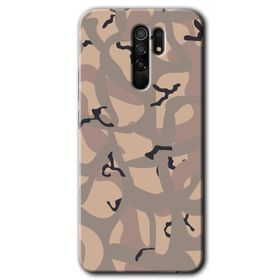 Xiaomi Redmi 9 Kamuflaj 6 Baskılı Uyumlu Silikon Kılıf