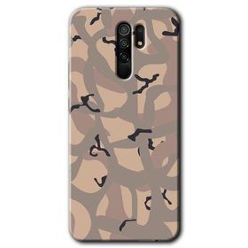 Xiaomi Redmi 9 Kamuflaj 6 Baskılı Uyumlu Silikon Kılıf