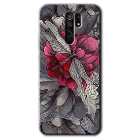 Xiaomi Redmi 9 kelebek Ömrü Baskılı Uyumlu Silikon Kılıf