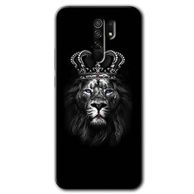 Xiaomi Redmi 9 King Lion Baskılı Uyumlu Silikon Kılıf