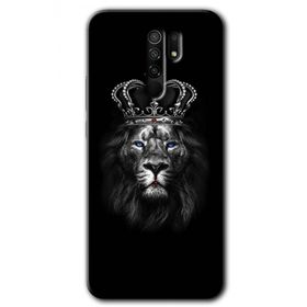 Xiaomi Redmi 9 King Lion Baskılı Uyumlu Silikon Kılıf