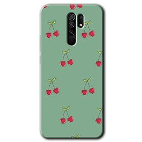 Xiaomi Redmi 9 Kiraz Berry Baskılı Uyumlu Silikon Kılıf