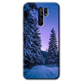 Xiaomi Redmi 9 Kış Manzarası Baskılı Uyumlu Silikon Kılıf