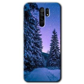 Xiaomi Redmi 9 Kış Manzarası Baskılı Uyumlu Silikon Kılıf