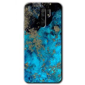 Xiaomi Redmi 9 Klas Mermer Baskılı Uyumlu Silikon Kılıf