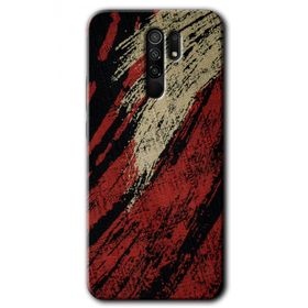 Xiaomi Redmi 9 Kumaş Deseni 6 Baskılı Uyumlu Silikon Kılıf