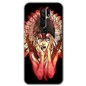 Xiaomi Redmi 9 Kurt Kız Baskılı Uyumlu Silikon Kılıf