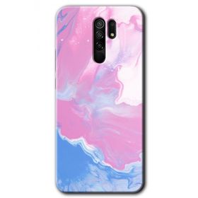 Xiaomi Redmi 9 Liquid Lekeler Art Baskılı Uyumlu Silikon Kılıf
