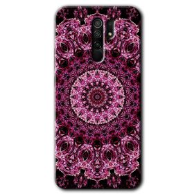 Xiaomi Redmi 9 Mandala Patterns Kaleidoscope Baskılı Uyumlu Silikon Kılıf