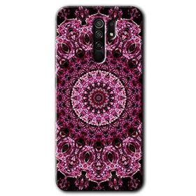 Xiaomi Redmi 9 Mandala Patterns Kaleidoscope Baskılı Uyumlu Silikon Kılıf