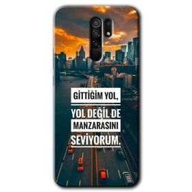 Xiaomi Redmi 9 Manzara Seviyorum Baskılı Uyumlu Silikon Kılıf