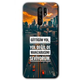 Xiaomi Redmi 9 Manzara Seviyorum Baskılı Uyumlu Silikon Kılıf