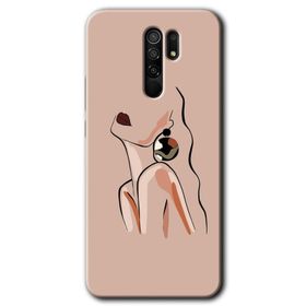Xiaomi Redmi 9 Mat Çiçek Baskılı Uyumlu Silikon Kılıf